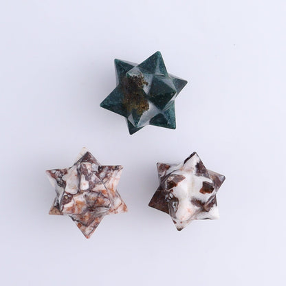 Mixed Stones Stars Set of 15 - Expert Wholesale and Supplier of Wholesale Crystals & Bulk Gemstones, ["jasper","Quartz","Rose Quartz","stars"]