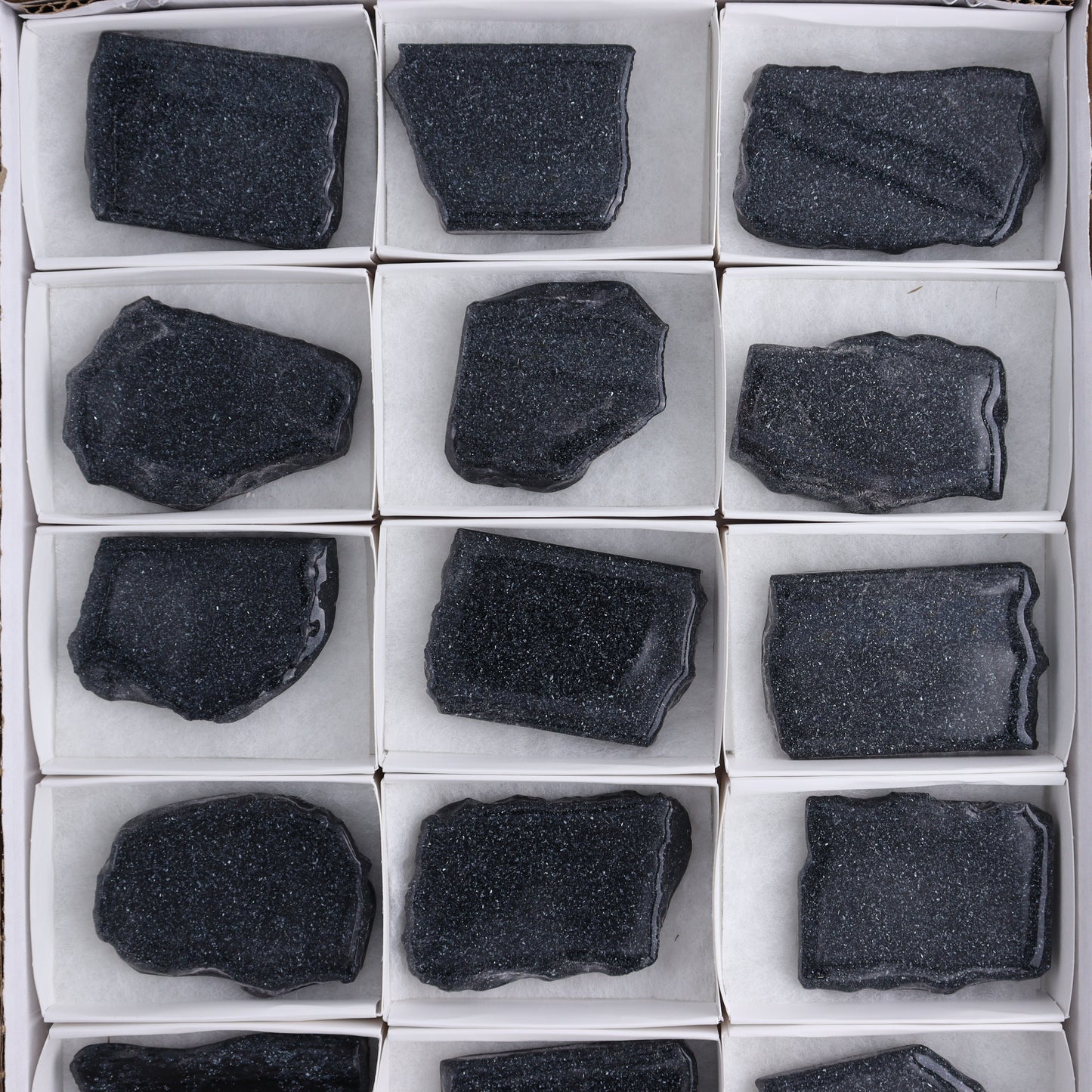 Specularite Flat of 18 - Expert Wholesale and Supplier of Wholesale Crystals & Bulk Gemstones, ["flat","Flats","Specularite","United States"]