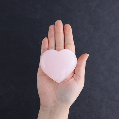 Pink Mangano Calcite Rectangles and Hearts Set of 6 - Expert Wholesale and Supplier of Wholesale Crystals & Bulk Gemstones, ["Calcite","Hearts","Madagascar","Pink Calcite","Rectangle"]