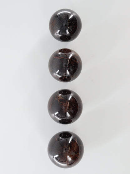 Garnet Spheres Set of 4 - Expert Supplier of Wholesale Crystals & Bulk Gemstones