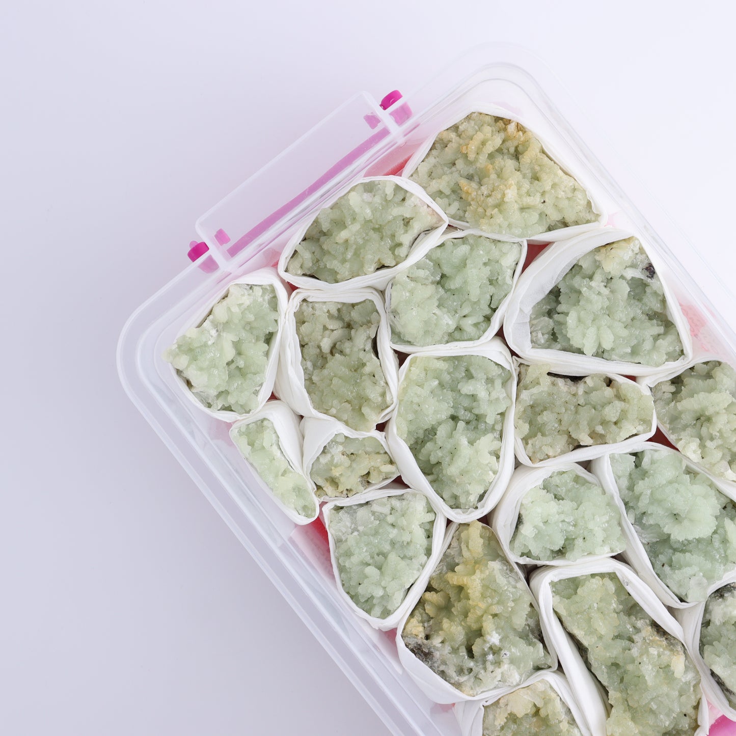 Prehnite Flat from Morocco - Expert Wholesale and Supplier of Wholesale Crystals & Bulk Gemstones, ["Clusters","Flats","Morocco","Prehnite"]