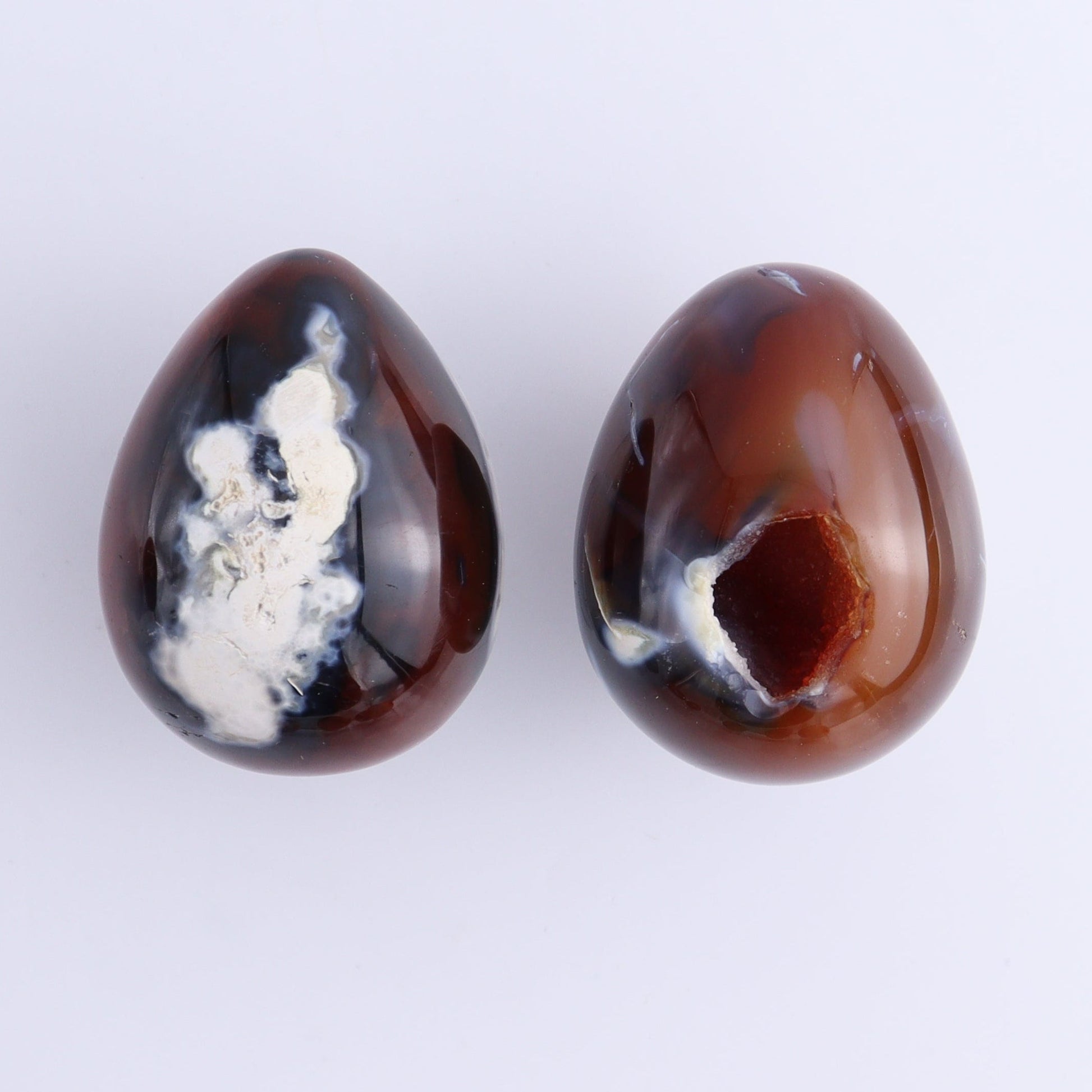 Carnelian Eggs Set of 12 - Expert Wholesale and Supplier of Wholesale Crystals & Bulk Gemstones, ["carnelian","Eggs","Madagascar"]
