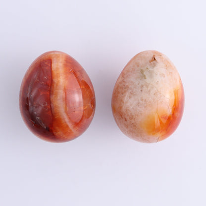 Carnelian Eggs Set of 12 - Expert Wholesale and Supplier of Wholesale Crystals & Bulk Gemstones, ["carnelian","Eggs","Madagascar"]
