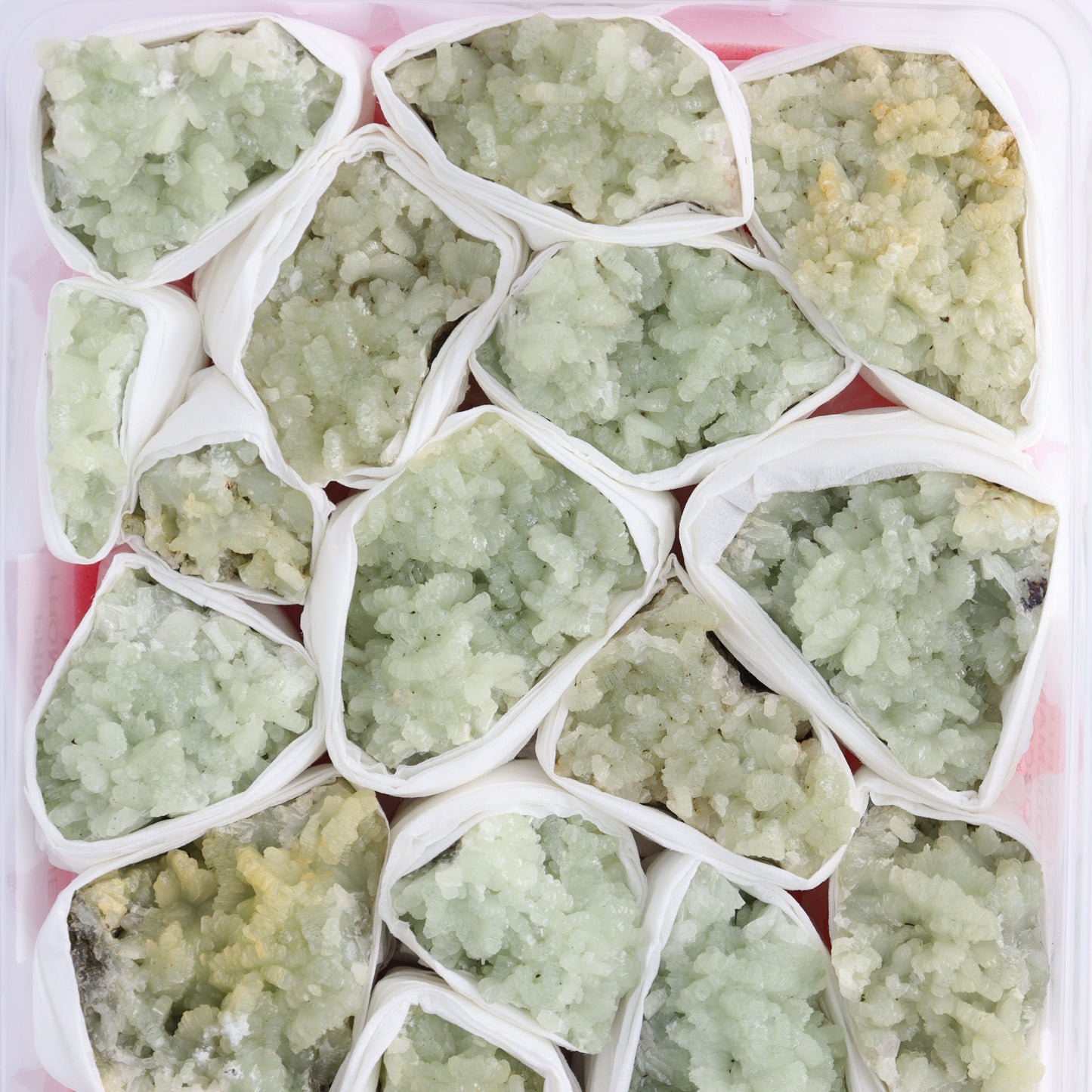 Prehnite Flat from Morocco - Expert Wholesale and Supplier of Wholesale Crystals & Bulk Gemstones, ["Clusters","Flats","Morocco","Prehnite"]