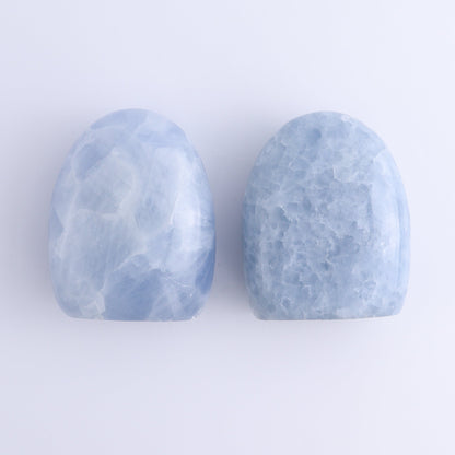 Blue Calcite Freeforms Set of 6 - Expert Wholesale and Supplier of Wholesale Crystals & Bulk Gemstones, ["Blue Calcite","Calcite","Freeform","Freeforms"]