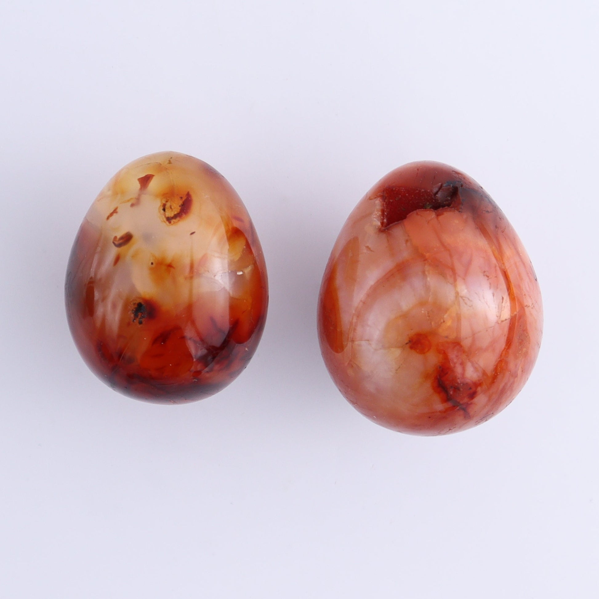 Carnelian Eggs Set of 12 - Expert Wholesale and Supplier of Wholesale Crystals & Bulk Gemstones, ["carnelian","Eggs","Madagascar"]