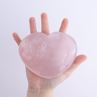 Rose Quartz Hearts Set of 3 - Expert Wholesale and Supplier of Wholesale Crystals & Bulk Gemstones, ["Hearts","Madagascar","Quartz","Rose Quartz"]