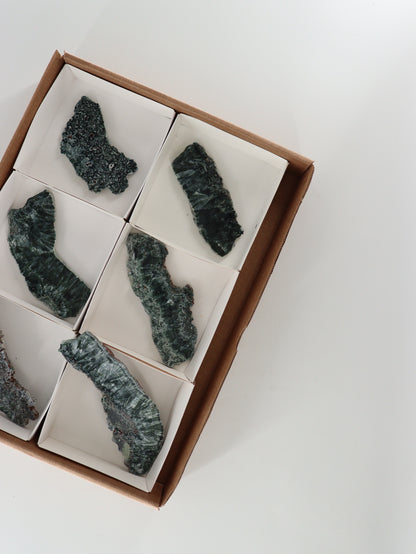 Seraphinite Slices and Slabs Set of 6