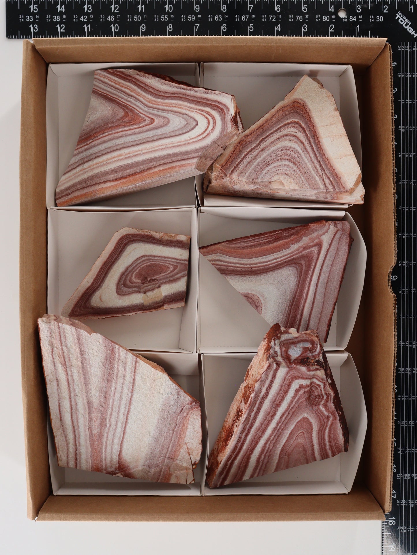 Rhyolite Slices and Slabs Set of 6 - Expert Wholesale and Supplier of Wholesale Crystals & Bulk Gemstones, []