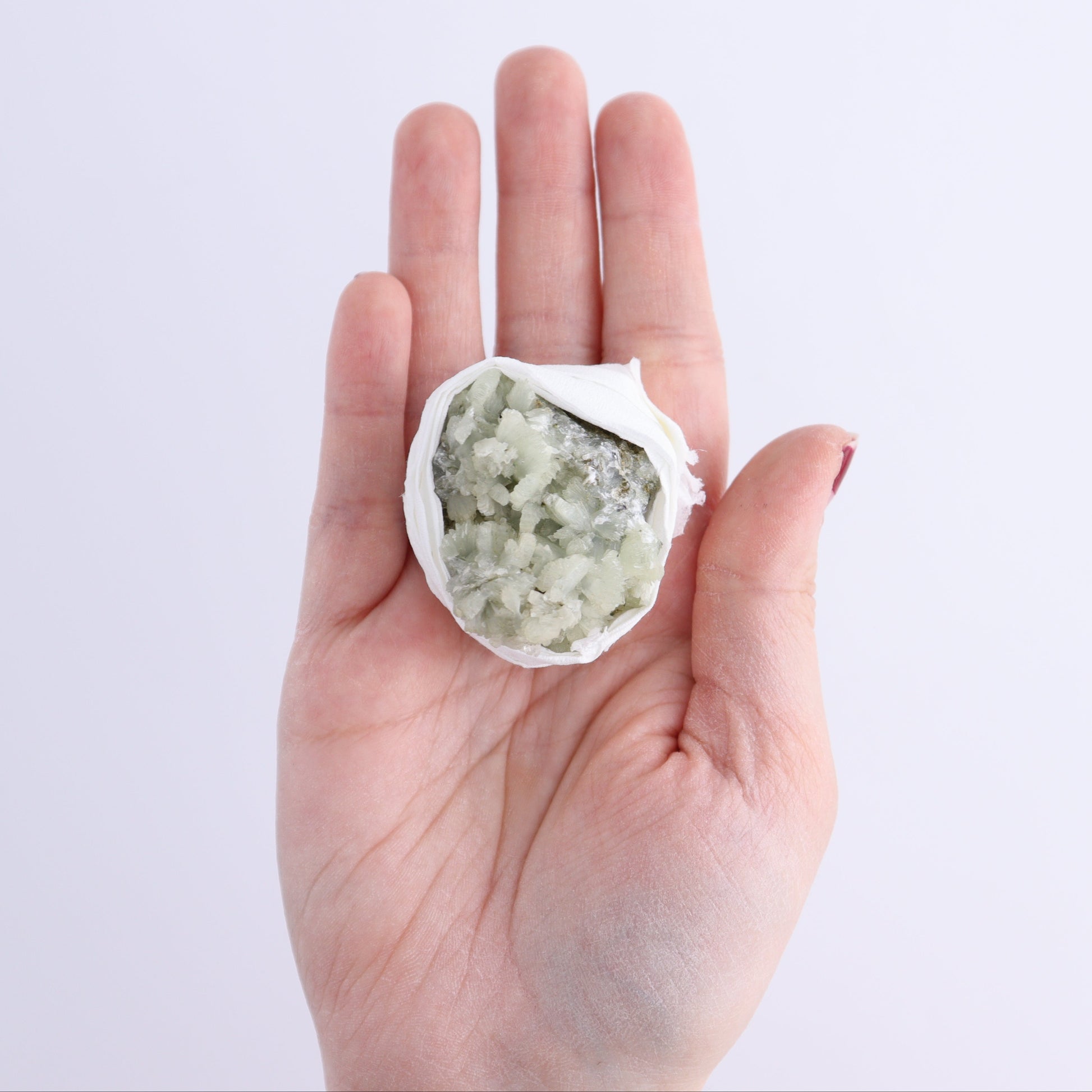 Prehnite Flat from Morocco - Expert Wholesale and Supplier of Wholesale Crystals & Bulk Gemstones, ["Clusters","Flats","Morocco","Prehnite"]