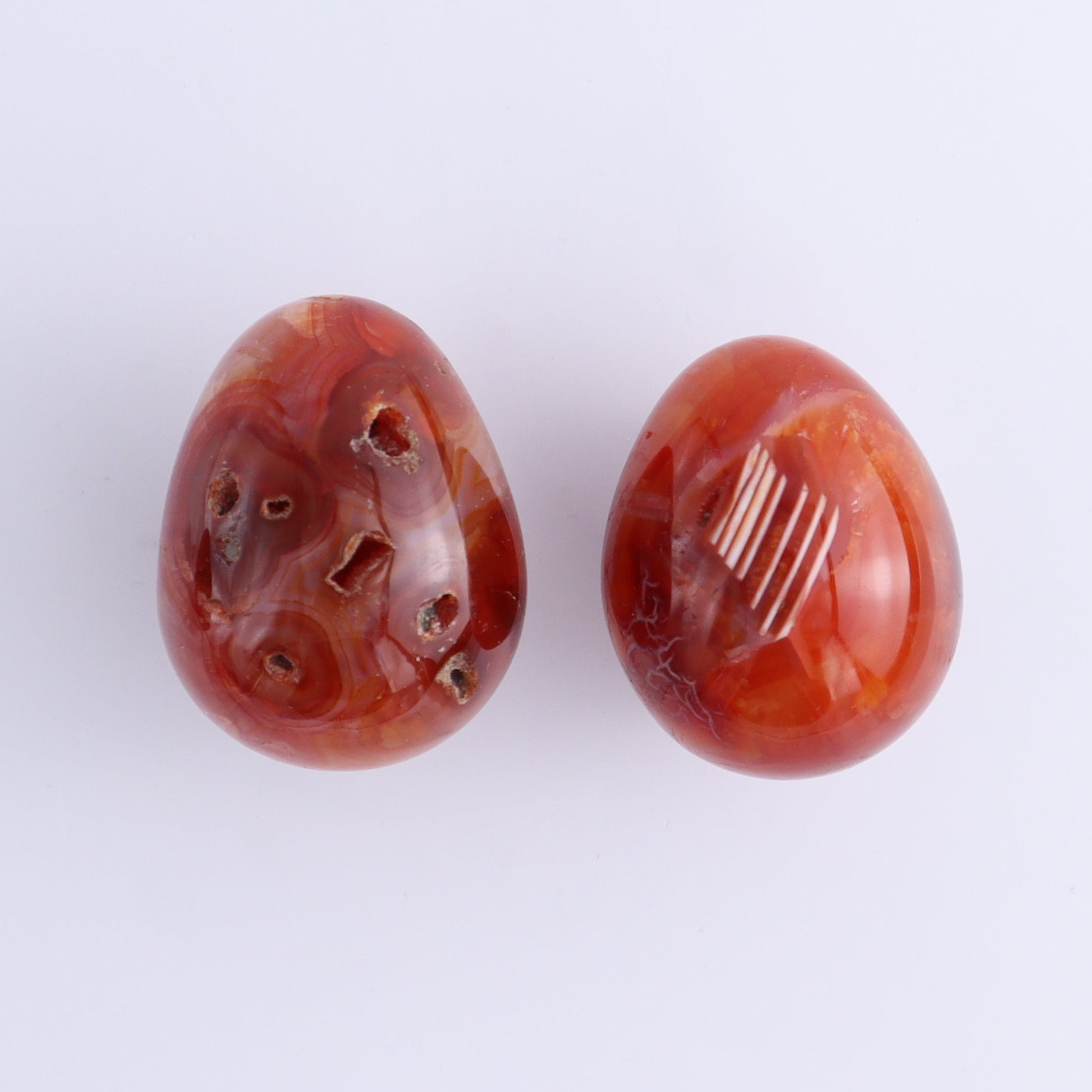 Carnelian Eggs Set of 12 - Expert Wholesale and Supplier of Wholesale Crystals & Bulk Gemstones, ["carnelian","Eggs","Madagascar"]