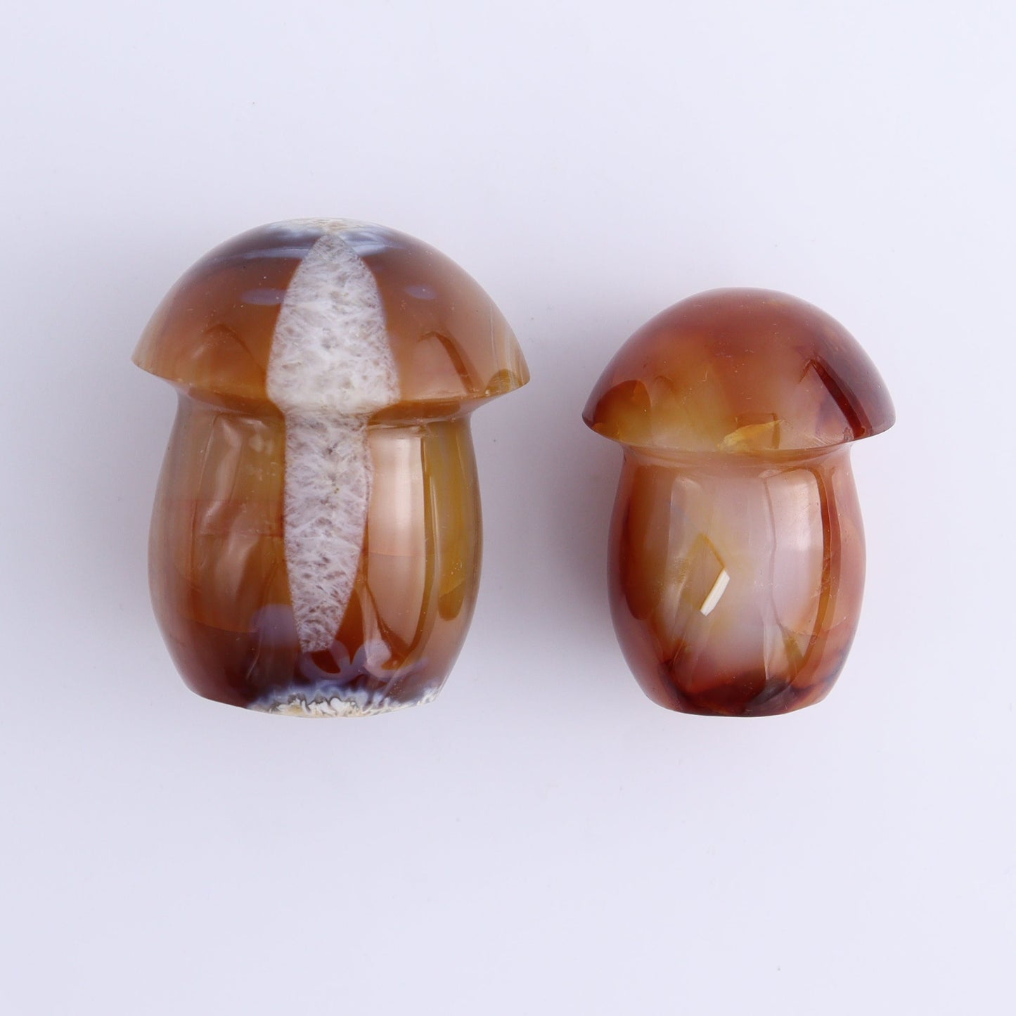Carnelian Mushrooms Set of 10 - Expert Wholesale and Supplier of Wholesale Crystals & Bulk Gemstones, ["carnelian","Madagascar","Mushrooms"]