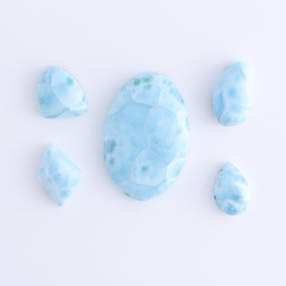 Larmiar Cabs Set of 10 - Expert Wholesale and Supplier of Wholesale Crystals & Bulk Gemstones, ["Cabs","Freeform","Freeforms","Larimar"]