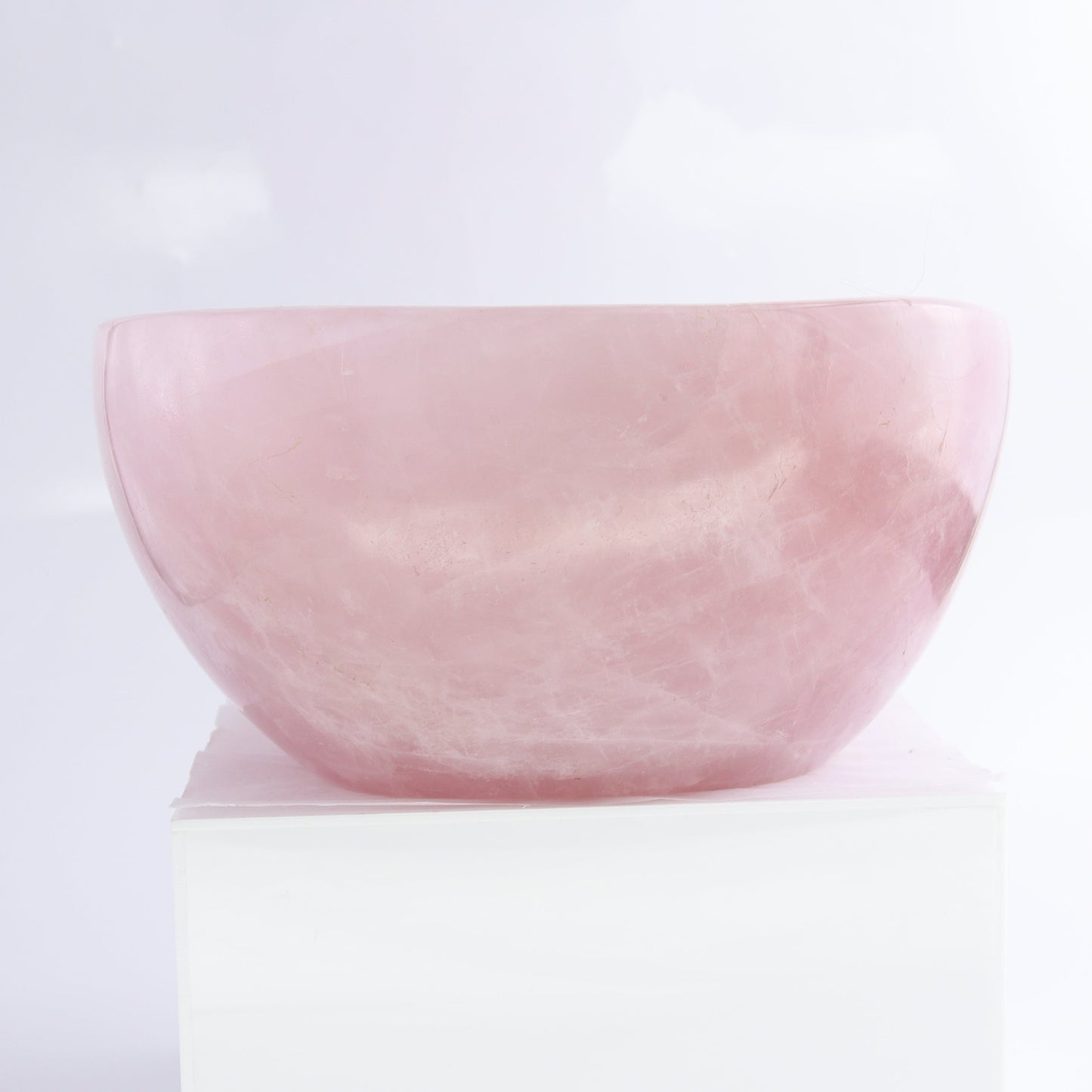 Rose Quartz Bowl - Expert Wholesale and Supplier of Wholesale Crystals & Bulk Gemstones, ["Bowls","Madagascar","Rose Quartz"]