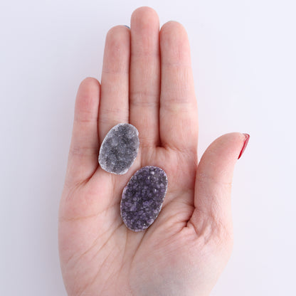 Uruguay Amethyst Cabs Set of 24 - Expert Wholesale and Supplier of Wholesale Crystals & Bulk Gemstones, ["Amethyst","Cabs","close_50","Uruguay"]