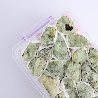 Prehnite Flat from Morocco - Expert Wholesale and Supplier of Wholesale Crystals & Bulk Gemstones, ["Clusters","Flats","Morocco","Prehnite"]