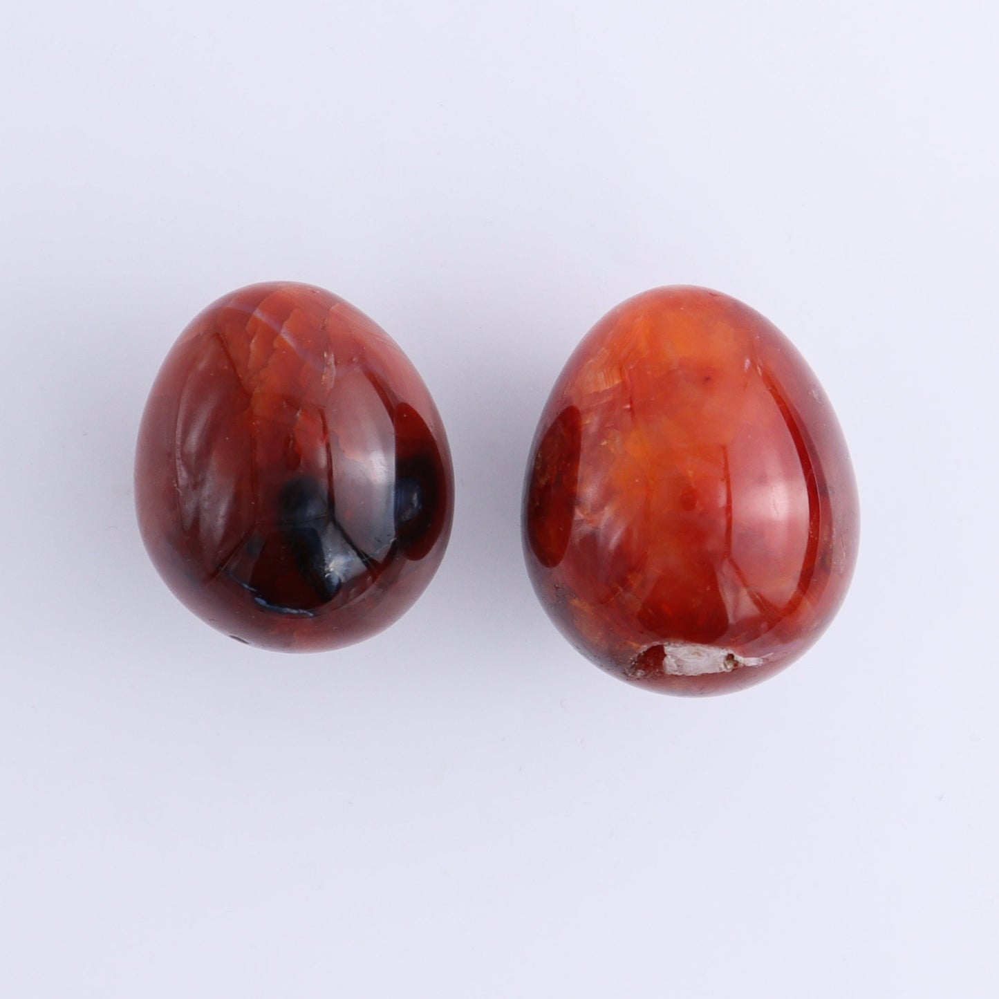 Carnelian Eggs Set of 12 - Expert Wholesale and Supplier of Wholesale Crystals & Bulk Gemstones, ["carnelian","Eggs","Madagascar"]