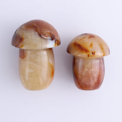 Carnelian Mushrooms Set of 10 - Expert Wholesale and Supplier of Wholesale Crystals & Bulk Gemstones, ["carnelian","Madagascar","Mushrooms"]