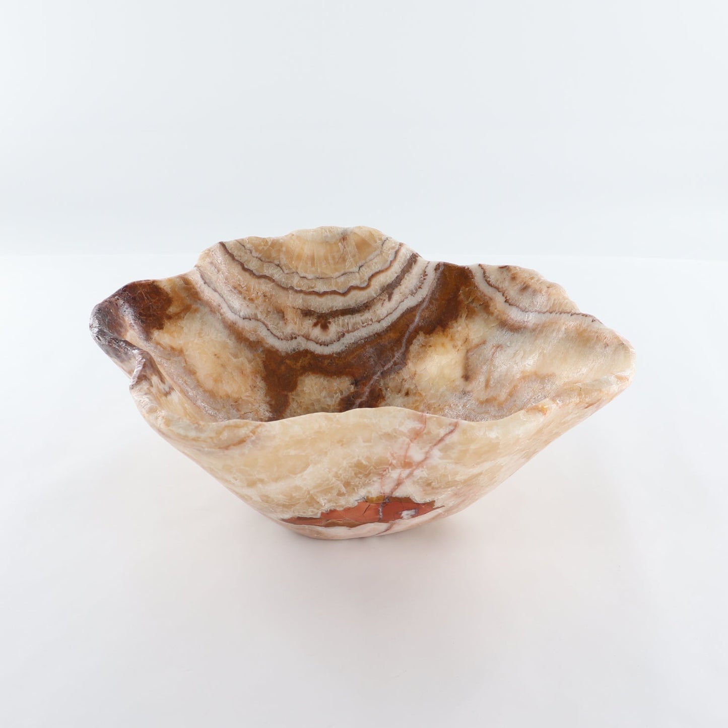 Mexican Onyx/Calcite Bowl 14"
