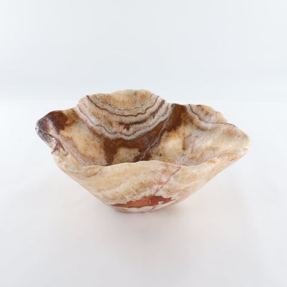 Mexican Onyx/Calcite Bowl 14"