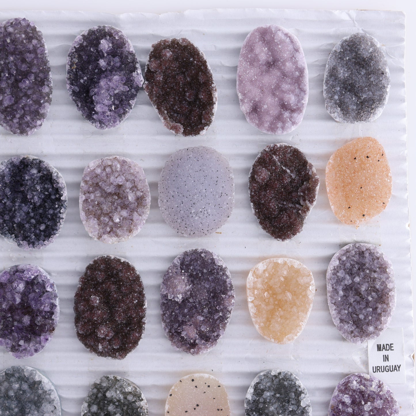 Uruguay Amethyst Cabs Set of 24 - Expert Wholesale and Supplier of Wholesale Crystals & Bulk Gemstones, ["Amethyst","Cabs","close_50","Uruguay"]