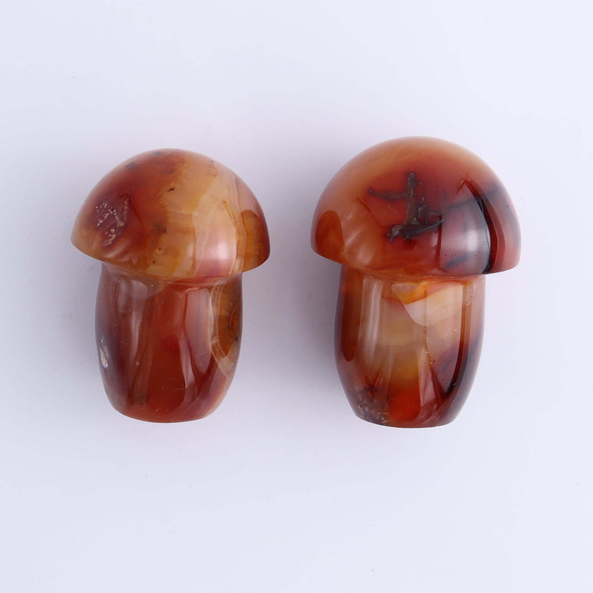 Carnelian Mushrooms Set of 10 - Expert Wholesale and Supplier of Wholesale Crystals & Bulk Gemstones, ["carnelian","Madagascar","Mushrooms"]