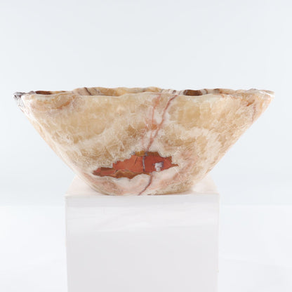 Mexican Onyx/Calcite Bowl 14"