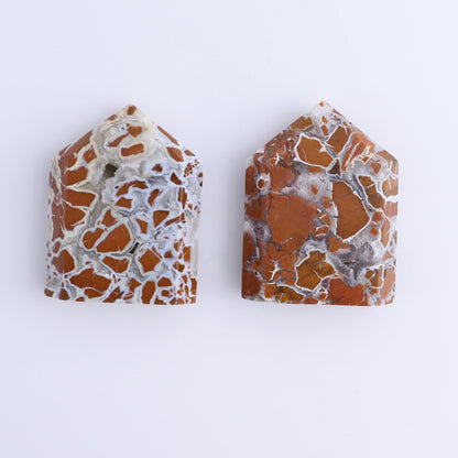 Brecciated Jasper Towers Set of 11 - Expert Wholesale and Supplier of Wholesale Crystals & Bulk Gemstones, ["Brecciated Jasper","Indonesia","Towers"]