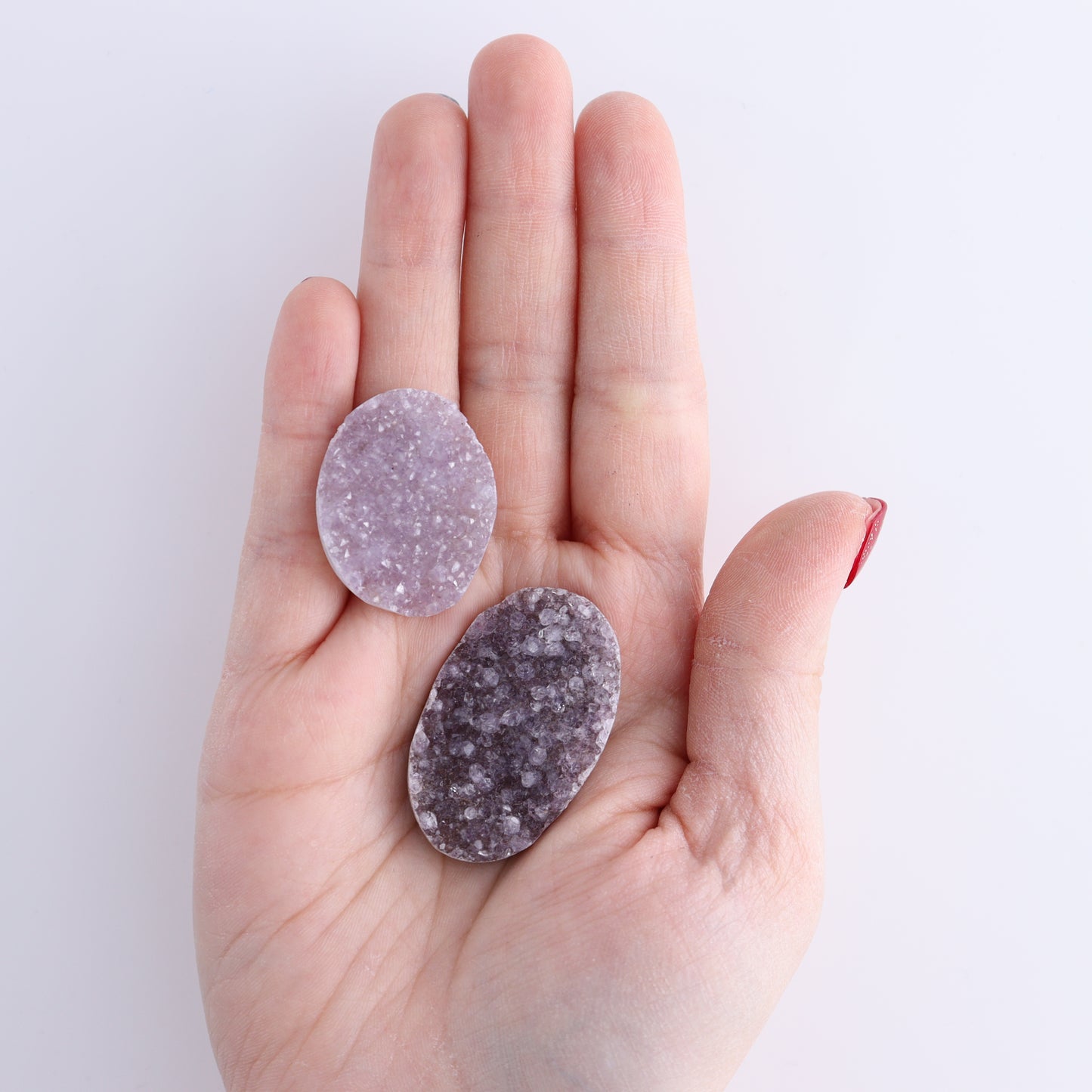 Uruguay Amethyst Cabs Set of 15 - Expert Wholesale and Supplier of Wholesale Crystals & Bulk Gemstones, ["Amethyst","Cabs","close_50","Uruguay"]