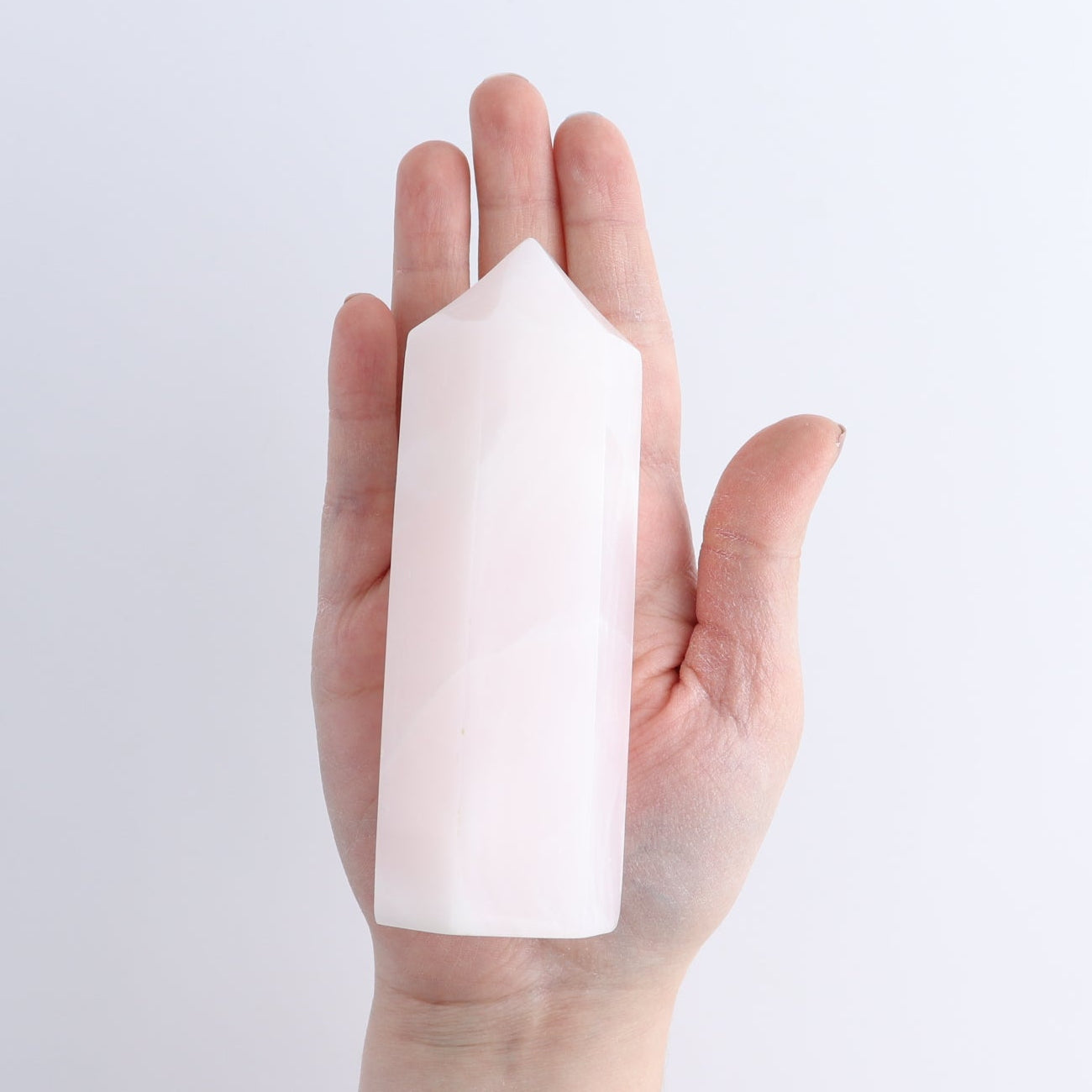 Pink Mangano Calcite Towers Set of 5