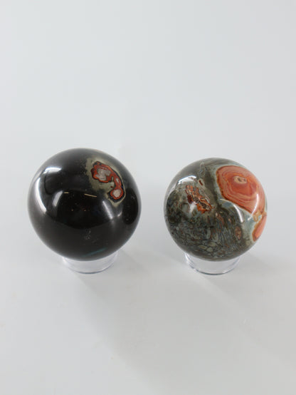 Polychrome Jasper Spheres Set of 6 - Expert Wholesale and Supplier of Wholesale Crystals & Bulk Gemstones, []
