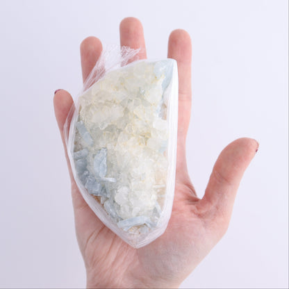 Blue Barite from Morocco Flat - Expert Wholesale and Supplier of Wholesale Crystals & Bulk Gemstones, ["Barite","Blue Barite","Clusters","Flats","Morocco"]