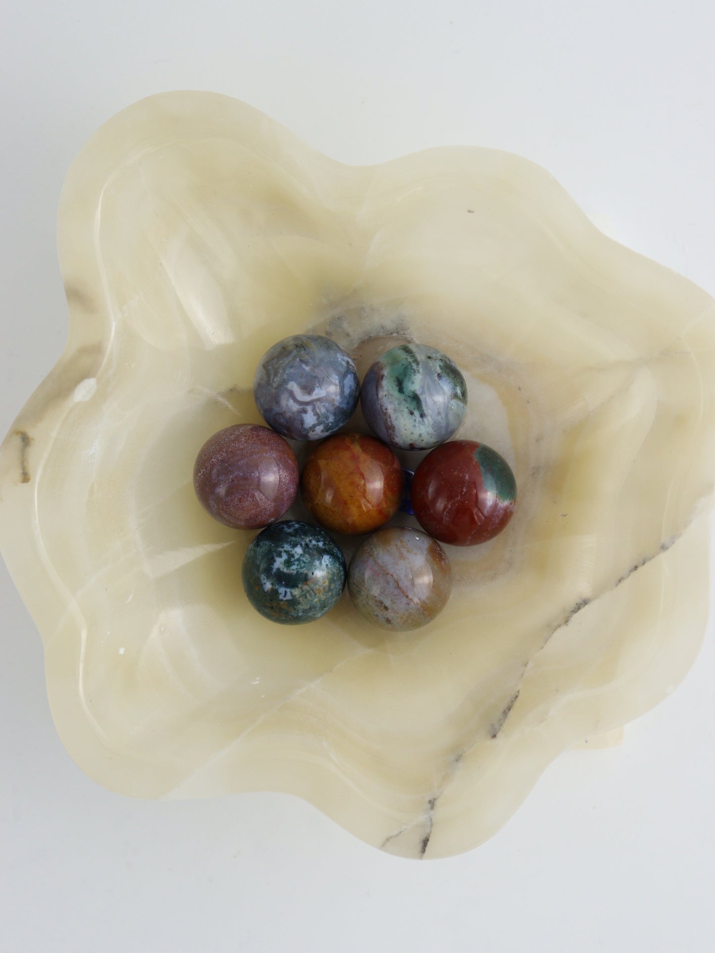 1/2kg Ocean Jasper Spheres - Expert Supplier of Wholesale Crystals & Bulk Gemstones