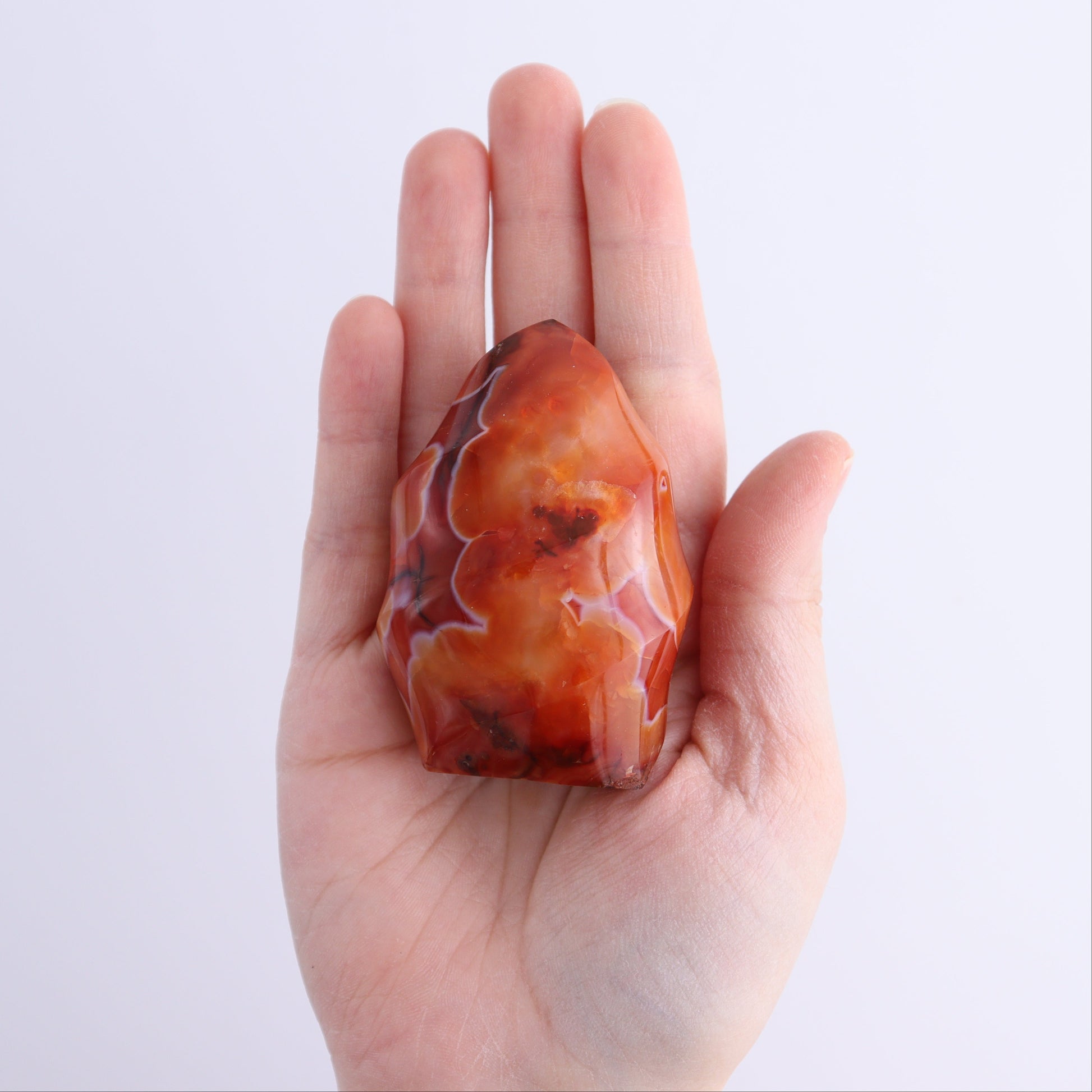 Carnelian Flames Set of 5 - Expert Wholesale and Supplier of Wholesale Crystals & Bulk Gemstones, ["carnelian","flames","Madagascar"]