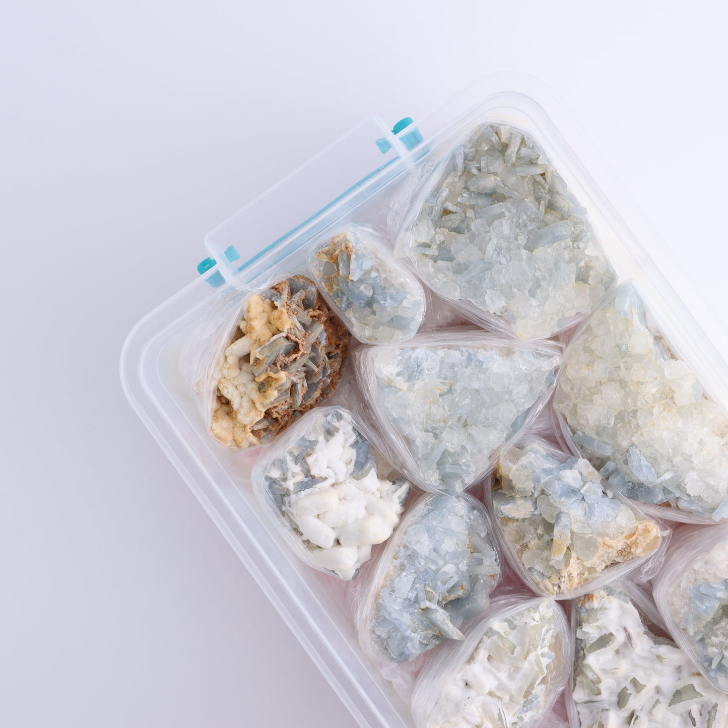 Blue Barite from Morocco Flat - Expert Wholesale and Supplier of Wholesale Crystals & Bulk Gemstones, ["Barite","Blue Barite","Clusters","Flats","Morocco"]
