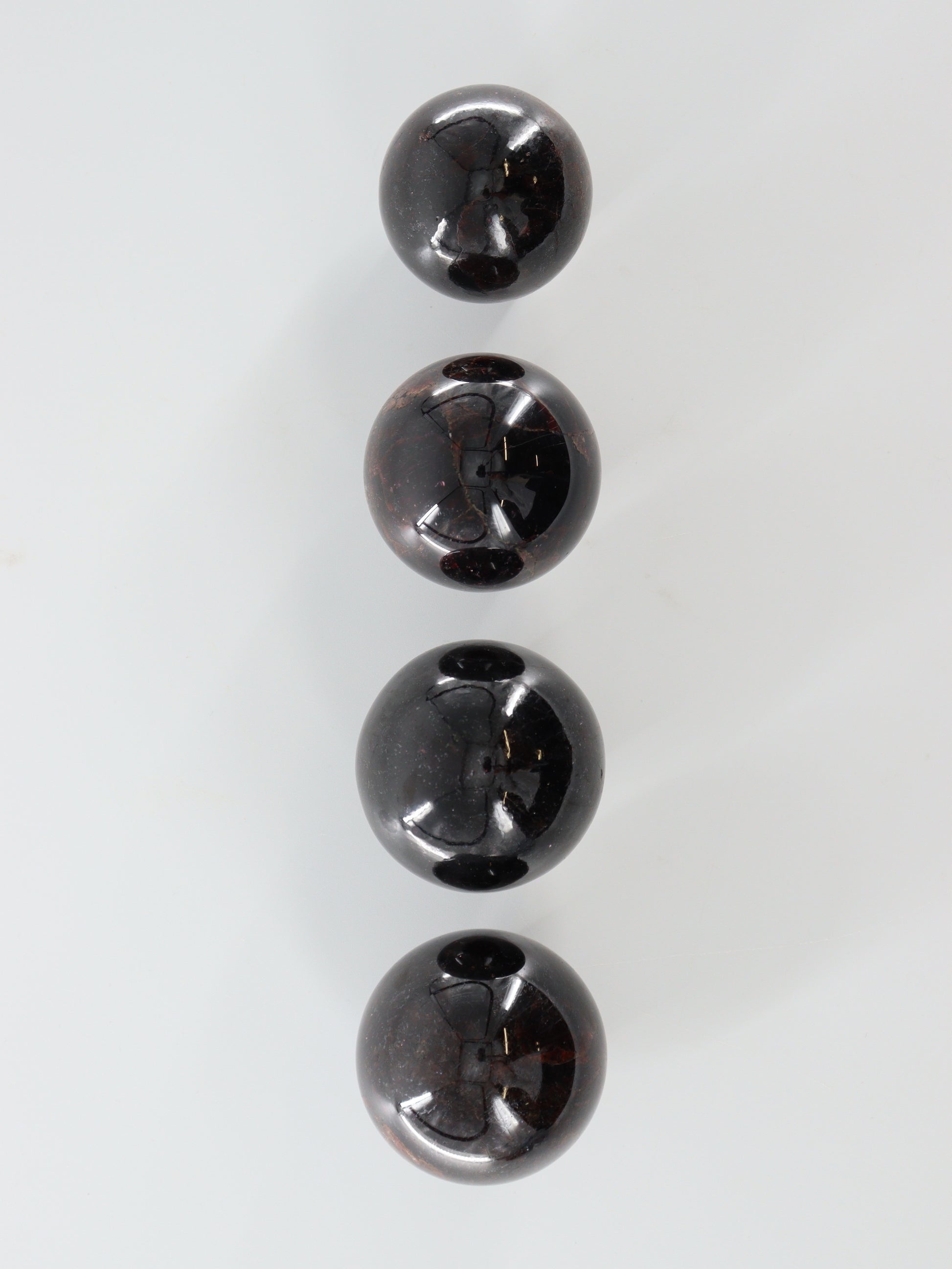Garnet Spheres Set of 4 - Expert Wholesale and Supplier of Wholesale Crystals & Bulk Gemstones, []