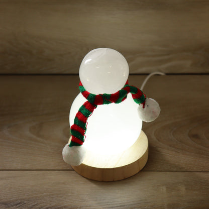 Onyx Snowman Lamps Set of 3 - Expert Supplier of Wholesale Crystals & Bulk Gemstones