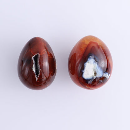 Carnelian Eggs Set of 10 - Expert Wholesale and Supplier of Wholesale Crystals & Bulk Gemstones, ["carnelian","Eggs","Madagascar"]