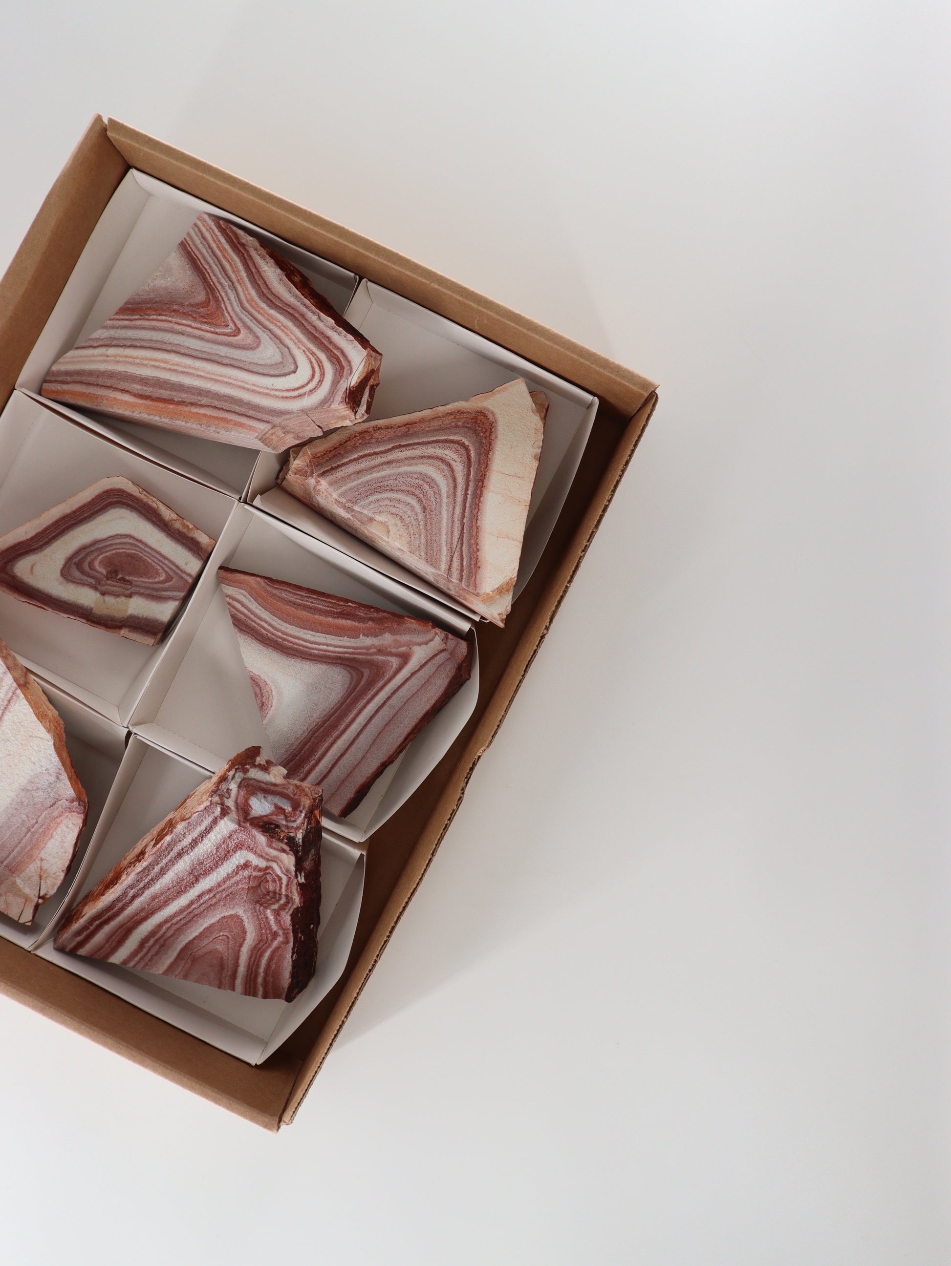 Rhyolite Slices and Slabs Set of 6 - Expert Wholesale and Supplier of Wholesale Crystals & Bulk Gemstones, []