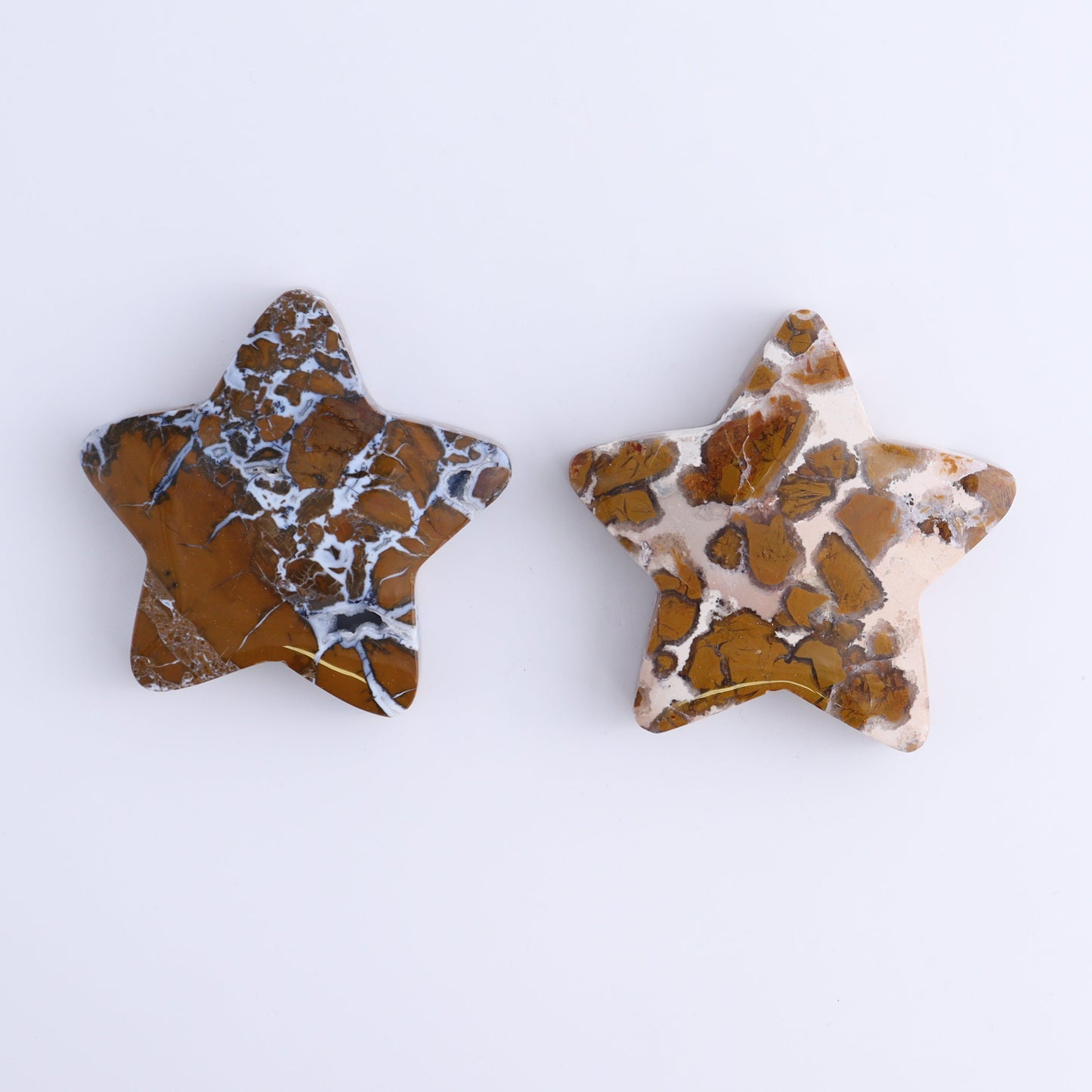 Brecciated Jasper Stars Set of 11 - Expert Wholesale and Supplier of Wholesale Crystals & Bulk Gemstones, ["Brecciated Jasper","Indonesia","stars"]