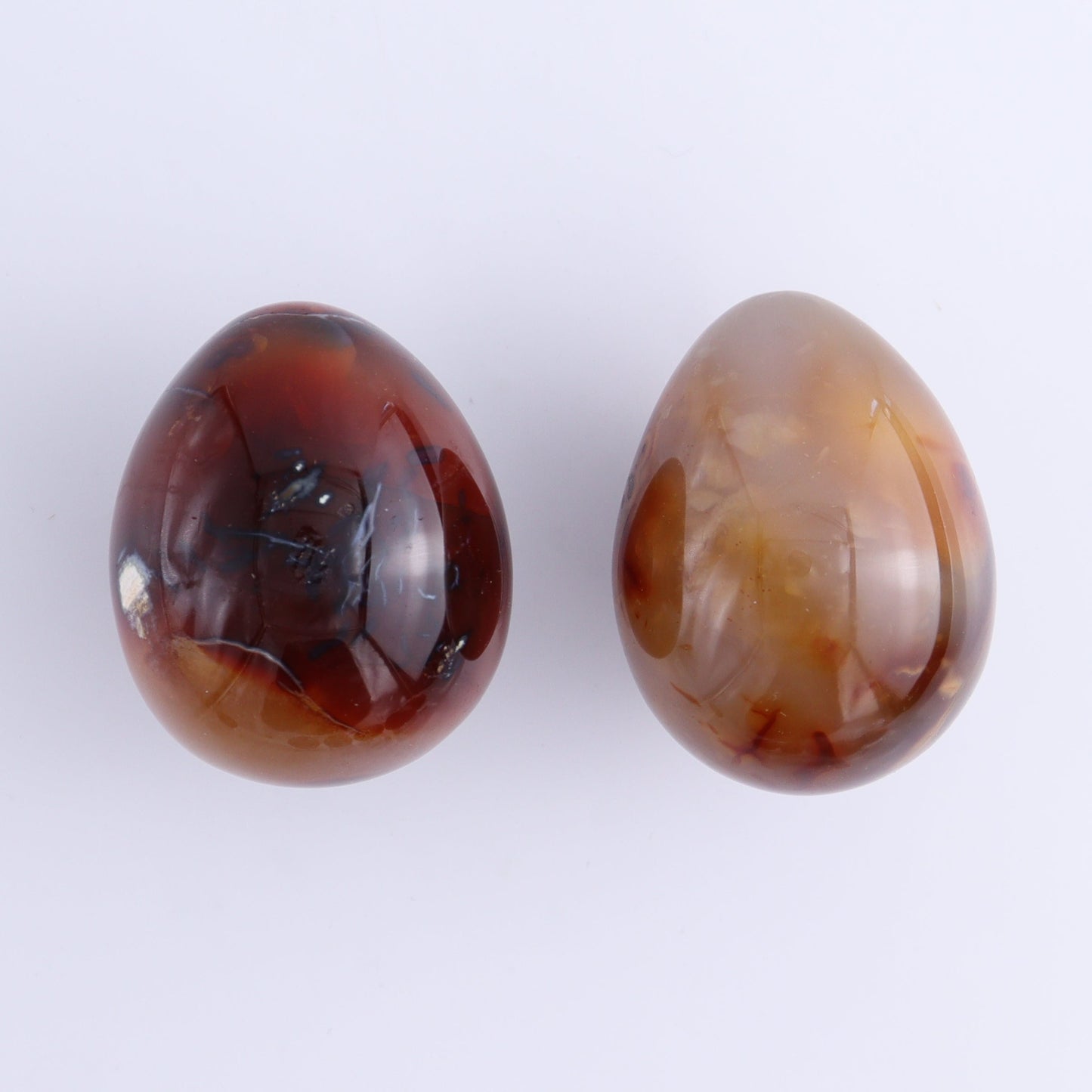 Carnelian Eggs Set of 12 - Expert Wholesale and Supplier of Wholesale Crystals & Bulk Gemstones, ["carnelian","Eggs","Madagascar"]