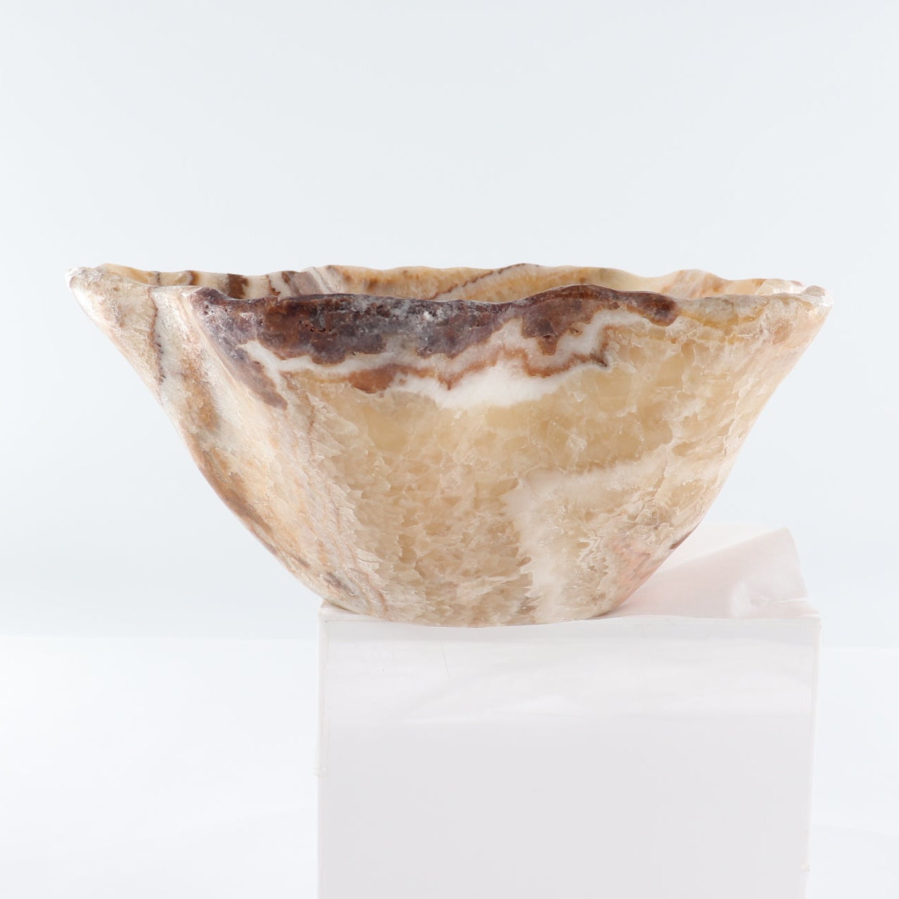 Mexican Onyx/Calcite Bowl 14"