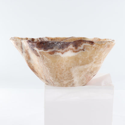Mexican Onyx/Calcite Bowl 14"