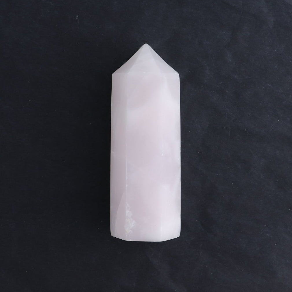 Pink Mangano Calcite Towers Set of 5