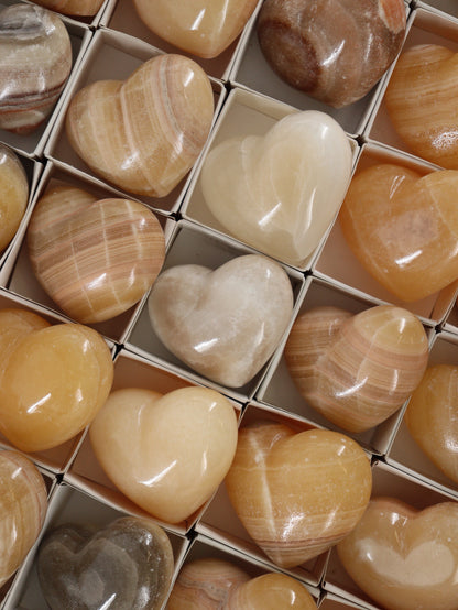 Onyx Hearts Set of 35 - Expert Wholesale and Supplier of Wholesale Crystals & Bulk Gemstones, []