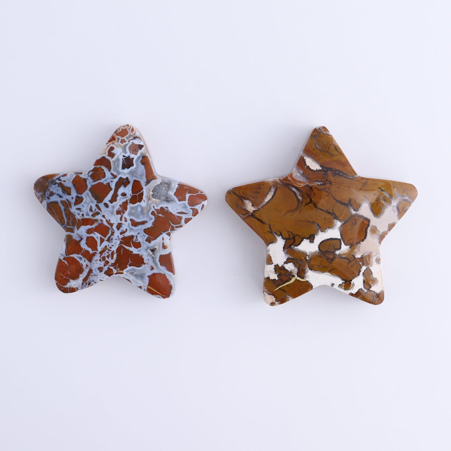 Brecciated Jasper Stars Set of 11 - Expert Wholesale and Supplier of Wholesale Crystals & Bulk Gemstones, ["Brecciated Jasper","Indonesia","stars"]