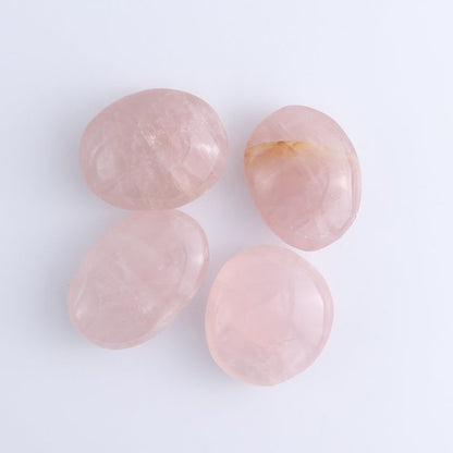 50 pcs Palm Stones Rose Quartz, Labradorite, Jasper, Tourmaline & Golden Healer Quartz