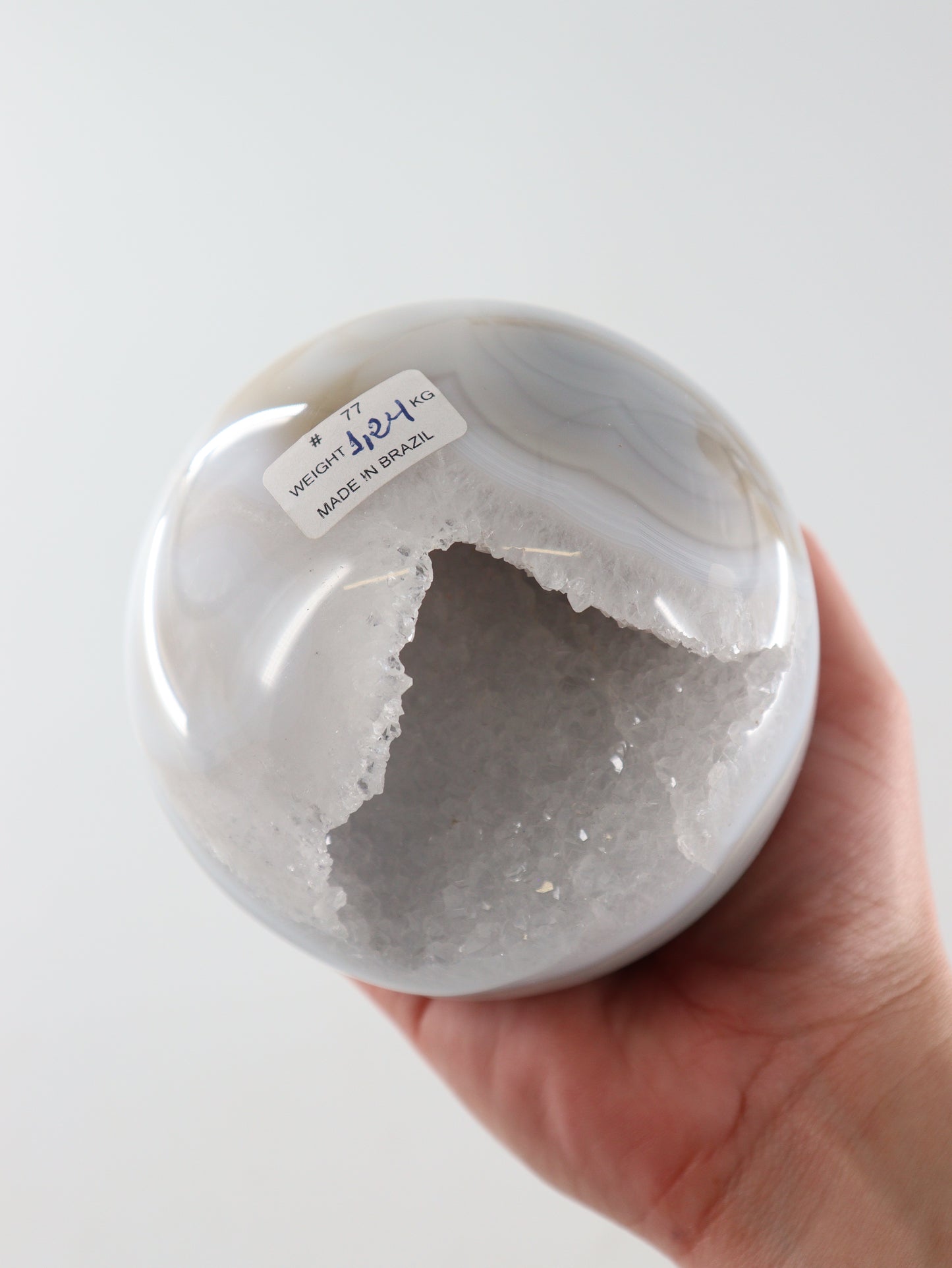 Amethyst Agate Sphere - Expert Wholesale and Supplier of Wholesale Crystals & Bulk Gemstones, []