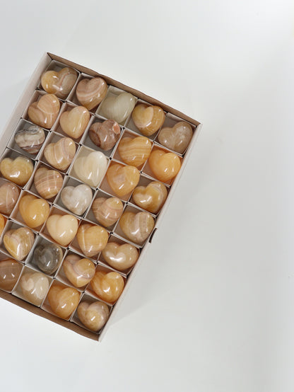 Onyx Hearts Set of 35 - Expert Wholesale and Supplier of Wholesale Crystals & Bulk Gemstones, []