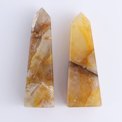 Golden Healer Towers Set of 3 - Expert Wholesale and Supplier of Wholesale Crystals & Bulk Gemstones, ["Brazil","Golden Healer","Towers"]